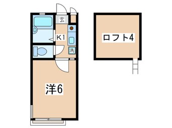 間取図 ロッシェル相模大野Ⅱ