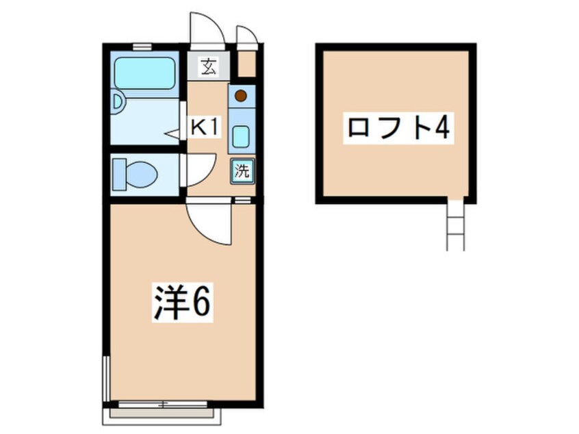 間取図 ロッシェル相模大野Ⅱ