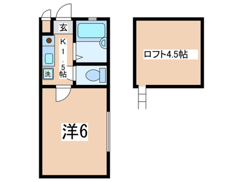 間取図 ロッシェル相模大野Ⅱ