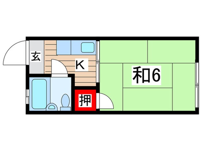 間取り図 サンハイム弁天