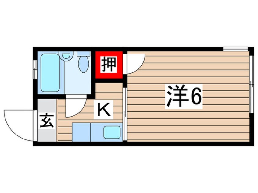 間取図 サンハイム弁天