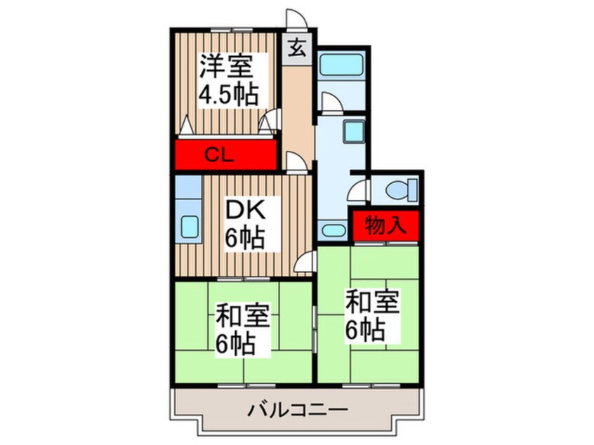 間取図 アサヤマンション