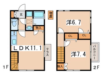 間取図 シャンドゥフル－ル