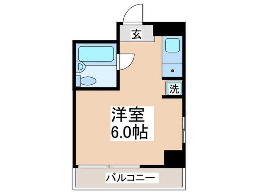 間取図 プラーズ東砂