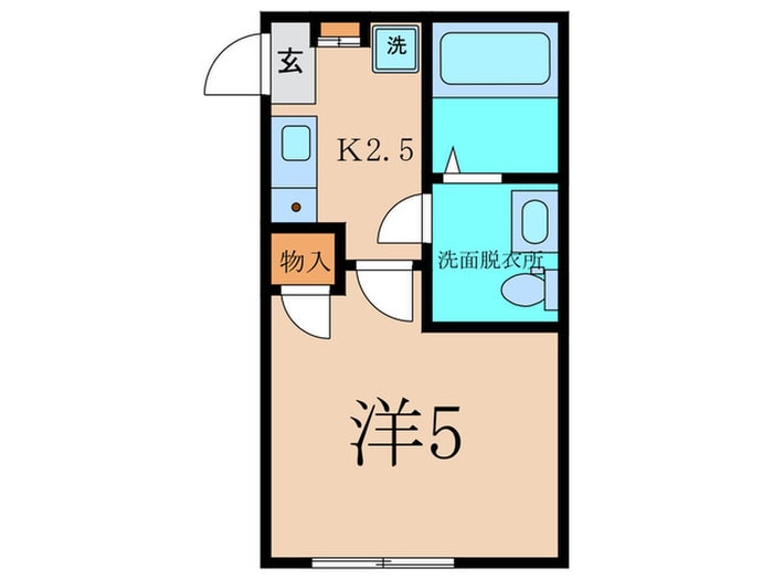 間取り図 ラ・ヴィ－タ宿河原