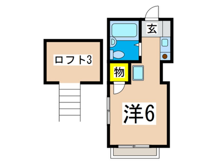 間取図 モンステラ港南Ｂ