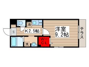 間取図 D-roomエクウス