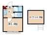 プリムローズ西荻 1Kの間取り