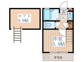 間取図 プリムローズ西荻