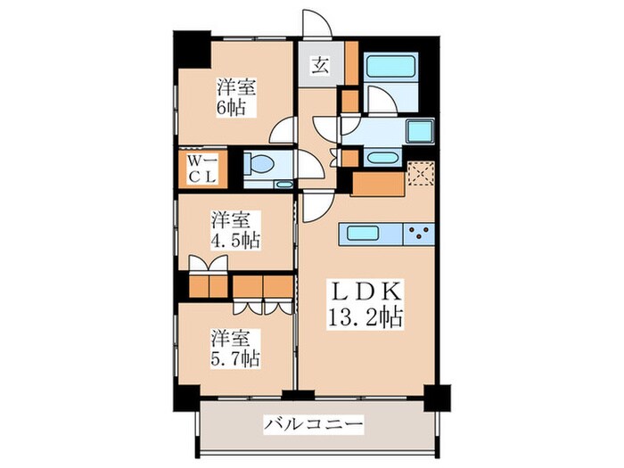 間取り図 LIGHTTERRACE新宿御苑