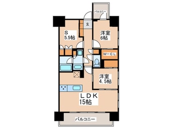 間取図 LIGHTTERRACE新宿御苑