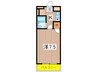 ＣＩＴＹ　ＣＯＳＭＯ小仲台 1Kの間取り