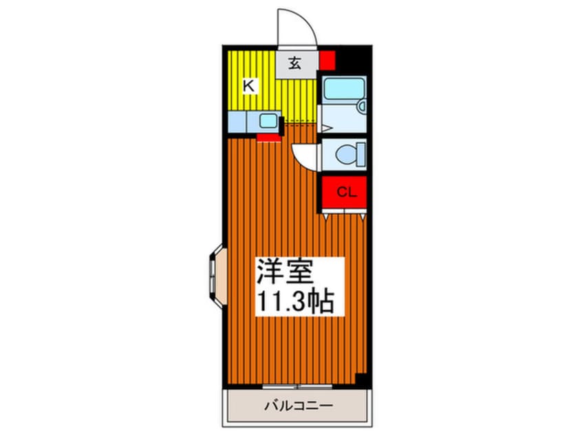 間取図 メゾンドアミ