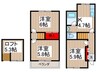 ニュ－ファミリ－北柏 3Kの間取り