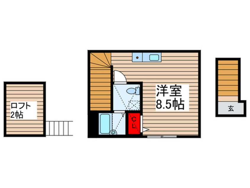 間取図 ビバリーヒルズ西伊興