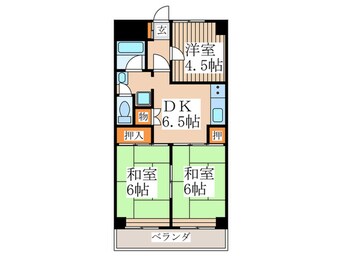 間取図 メゾン武蔵関