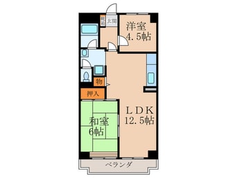 間取図 メゾン武蔵関
