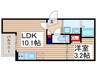 仮)砂新田新築AP　Ⅰ 1LDKの間取り
