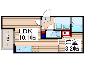 間取図 仮)砂新田新築AP　Ⅰ