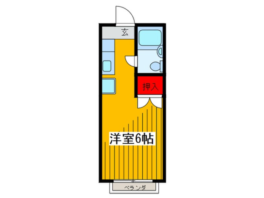 間取図 セントラルコーポＥ館