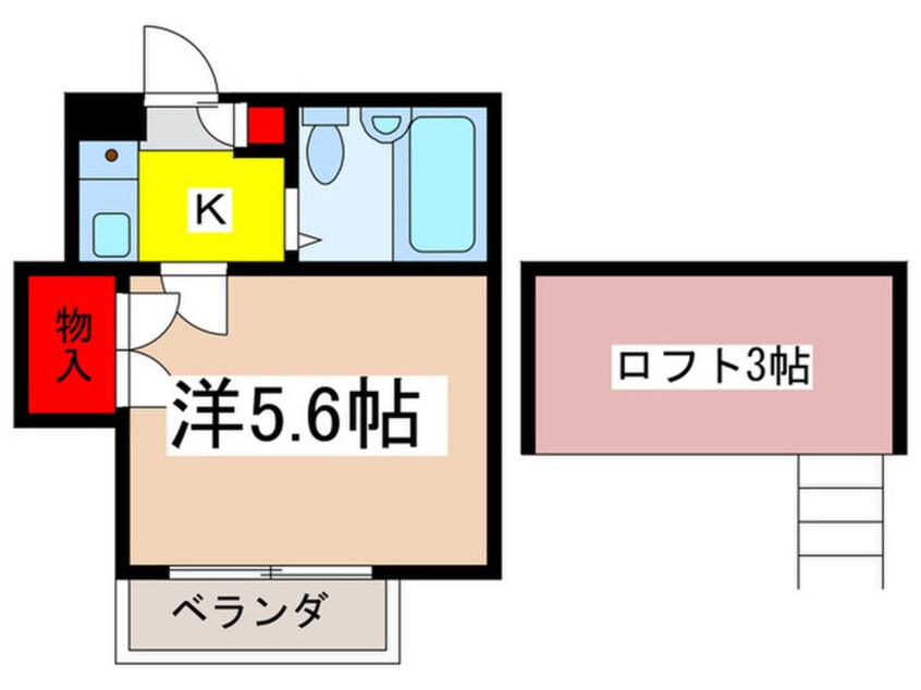 間取図 ハイツひらまつ十条