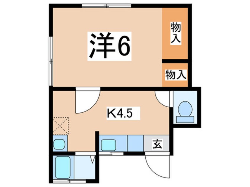 間取図 田戸台アパート