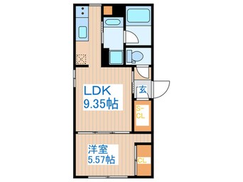 間取図 ドムフォレント明大前