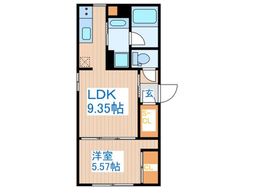 間取図 ドムフォレント明大前