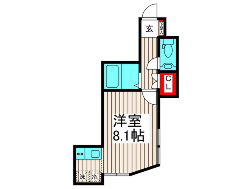 間取図 ラヴィエベール小岩