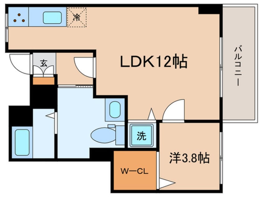 間取図 シャトー文京(204)