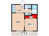 メゾンフラット 2Kの間取り