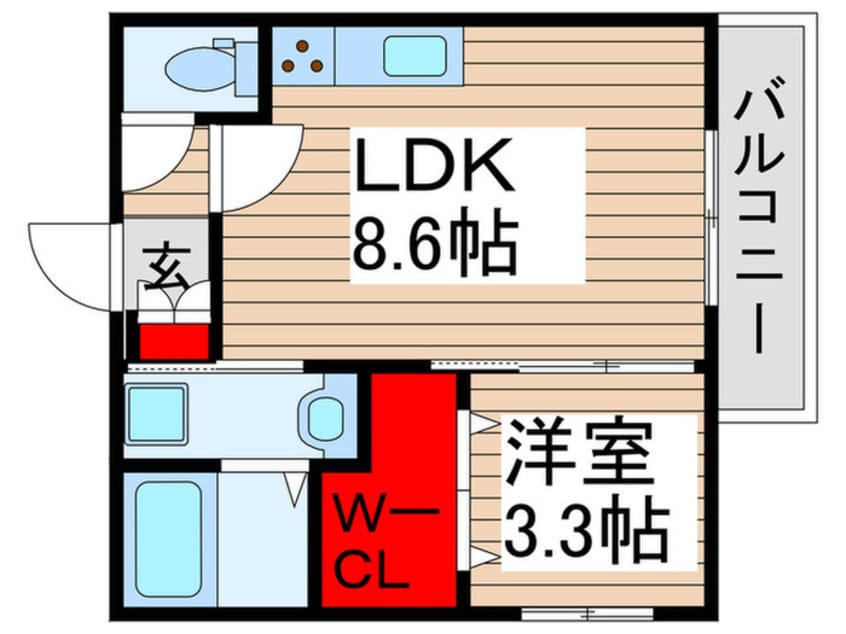 間取図 スカイヒル北小金