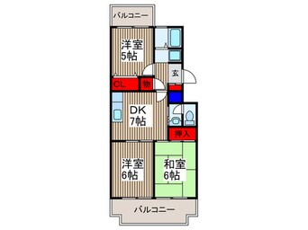 間取図 ルネッサンス１号館