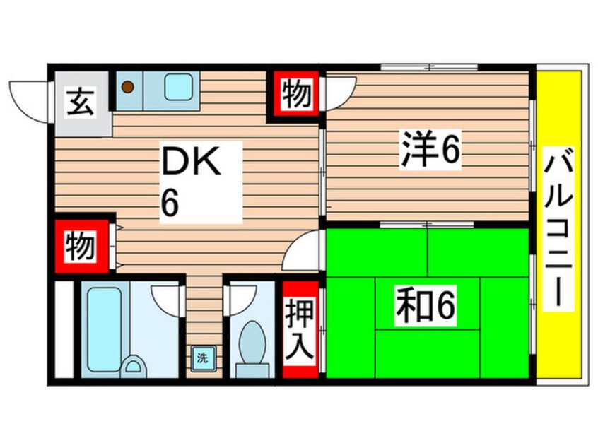 間取図 テイエスビル