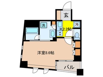 間取図 ﾐﾘｱﾚｼﾞﾃﾞﾝｽ日本橋人形町Ⅱ