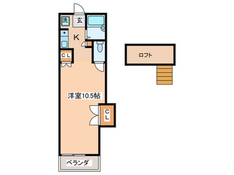 間取図 第二若原コーポ