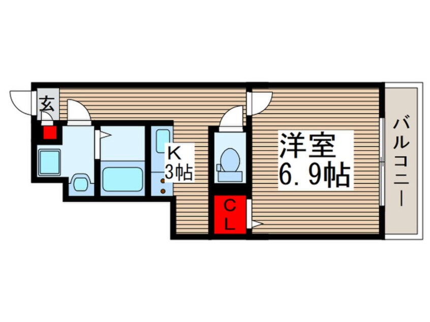 間取図 リブリ・Ｌｕｎａ　Ｉｓｏｌａ