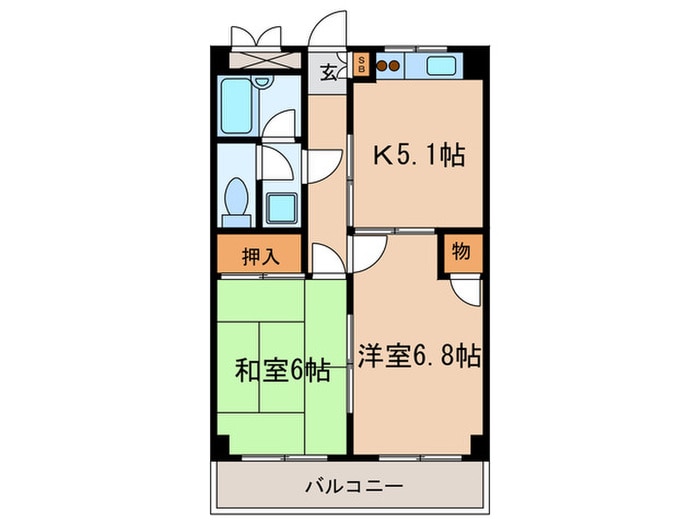 間取り図 第２サンライズビル
