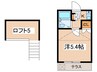 スリージェ桜ヶ丘Ⅰ 1Kの間取り