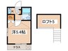 スリージェ桜ヶ丘Ⅰ 1Kの間取り