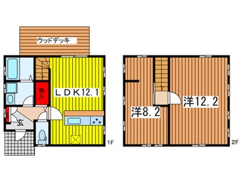 間取図 ヴィルヌーヴェル浦和Ｈ棟