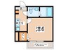 ＭＥＬＤＩＡ中野島 1Kの間取り