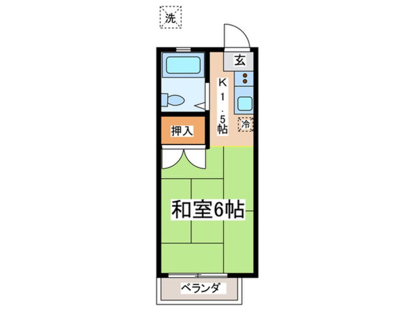 間取図 メゾン萩