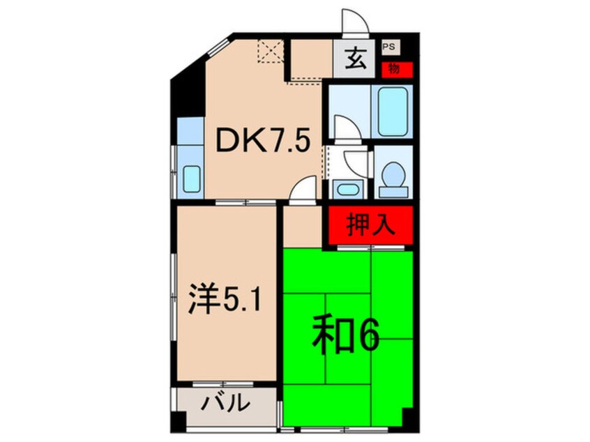 間取図 豊栄堂ビル