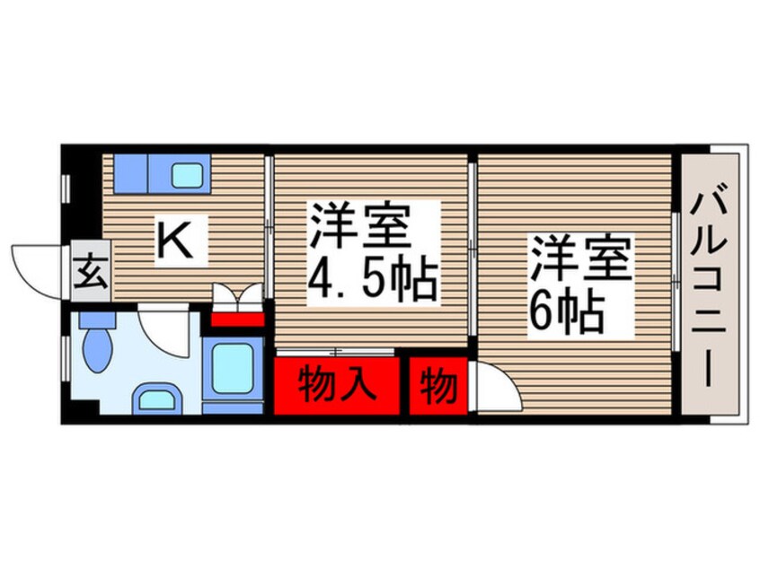 間取図 行徳マンション(6095)