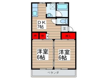 間取図 野本マンション