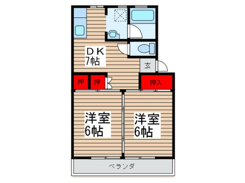 間取図 野本マンション