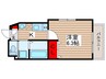 レジデンス関町北A棟 1Kの間取り