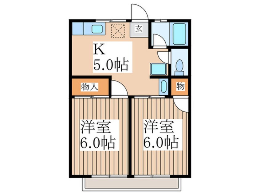 間取図 シティハイム２５１