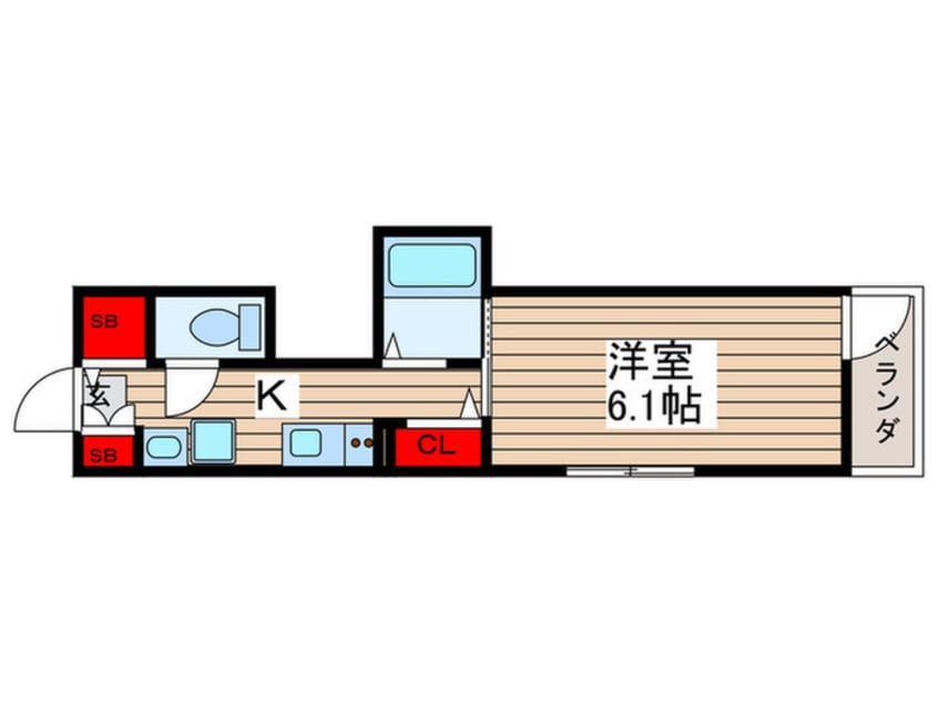 間取図 MELDIA松戸Ⅳ